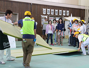 愛知県豊橋市の防災訓練に参加。