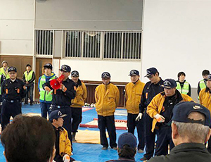 香川県高松市の防災訓練に参加。