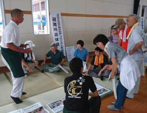 栃木県茂木町の防災訓練に参加。