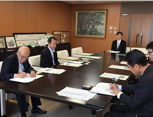 埼玉県所沢市との防災協定を締結。